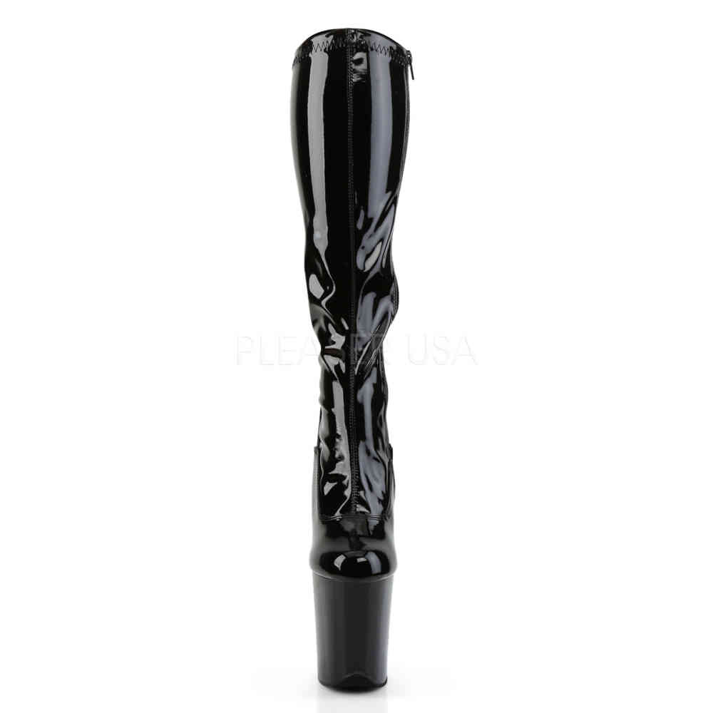 Pleaser - FLAMINGO-2000 Plattformstiefel - Pole dance schuhe - Schwarz